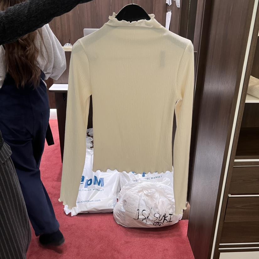 PEANUT BUTTER韓國代購㊣女士新款職業休閑時尚人氣長袖T恤PEANUT BUTTER長袖T恤