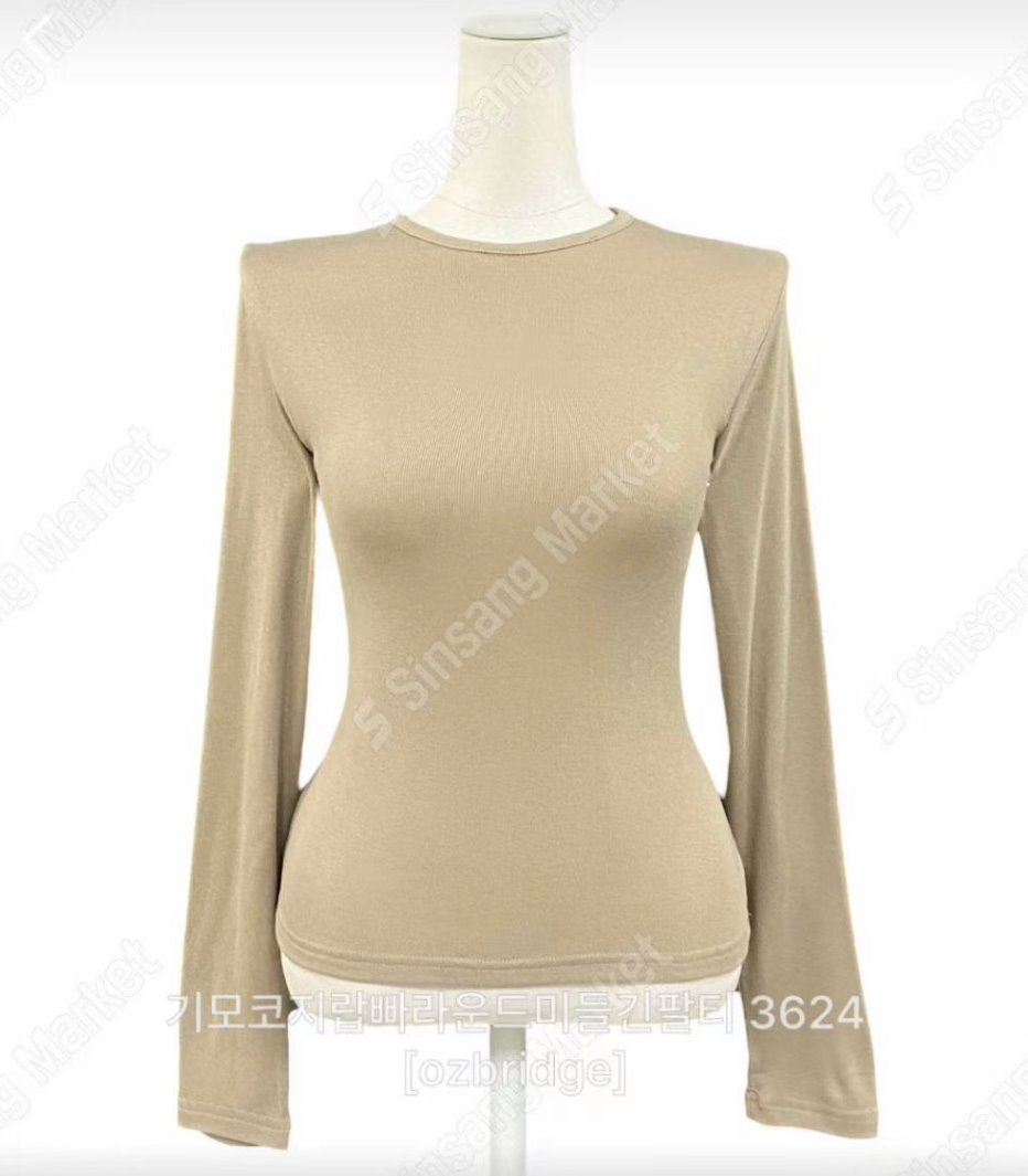 OZBRIDGE 오즈브릿지東大門㊣代購女裝新品人氣長袖T恤圓領OZBRIDGE 오즈브릿지長袖T恤