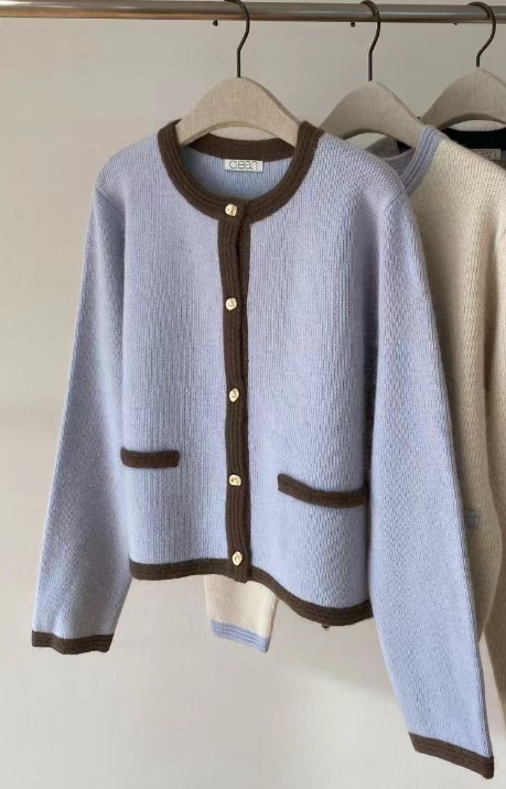 CLEAN東大門㊣直郵女士新款熱賣休閑25秋冬推薦職業人氣針織衫YOUTH針織衫