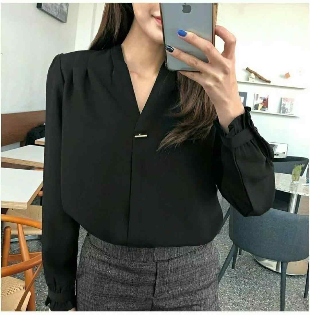 OLIVIA東大門㊣代購女裝新款25秋冬休閑推薦熱賣襯衫蕾絲衫OLIVIA襯衫/蕾絲衫