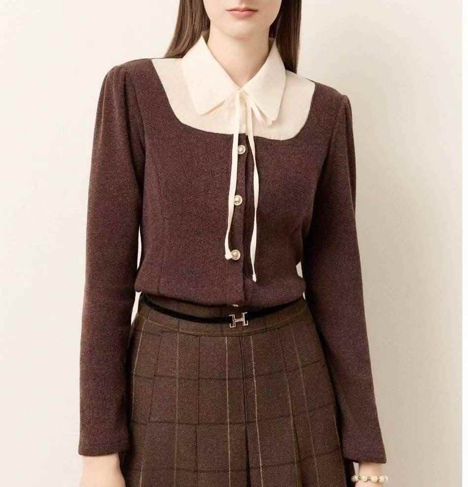 OLIVIA韓國直郵㊣女士新品職業推薦時尚休閑真品熱賣針織衫OLIVIA針織衫