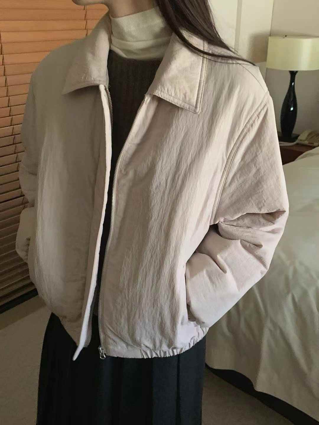 MOOD BEIGE韓國代購㊣女士新品真品休閑熱賣人氣推薦時尚夾克MOOD BEIGE夾克