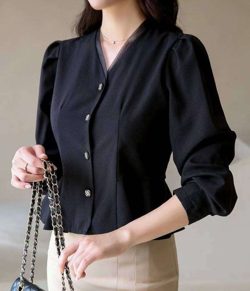 OLIVIA東大門㊣直郵女裝新品推薦職業休閑真品熱賣襯衫蕾絲衫OLIVIA襯衫/蕾絲衫