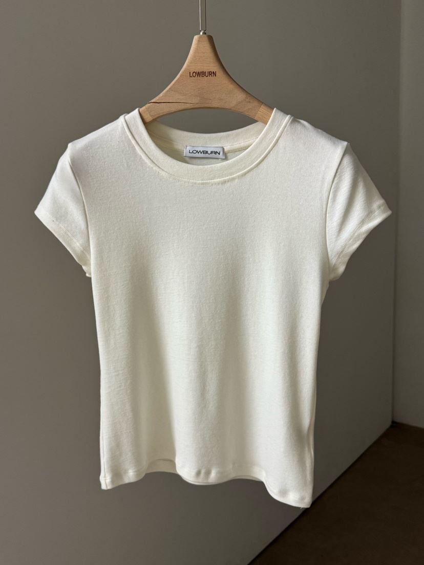 LOWBURN韓國直郵㊣女裝新款人氣25秋冬職業時尚熱賣休閑T恤LOWBURNT恤