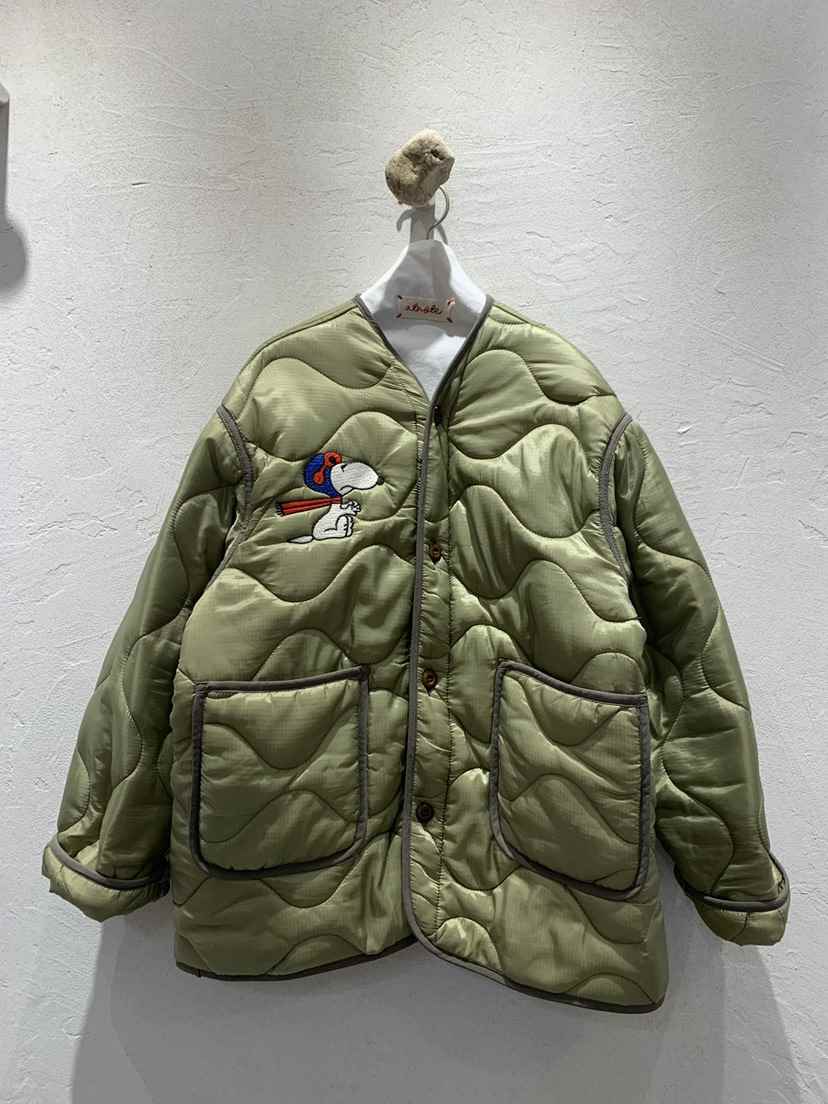 AT NOTE東大門㊣直郵女裝新品推薦短款棉服史努比刺繡絎縫AT NOTE短款棉服