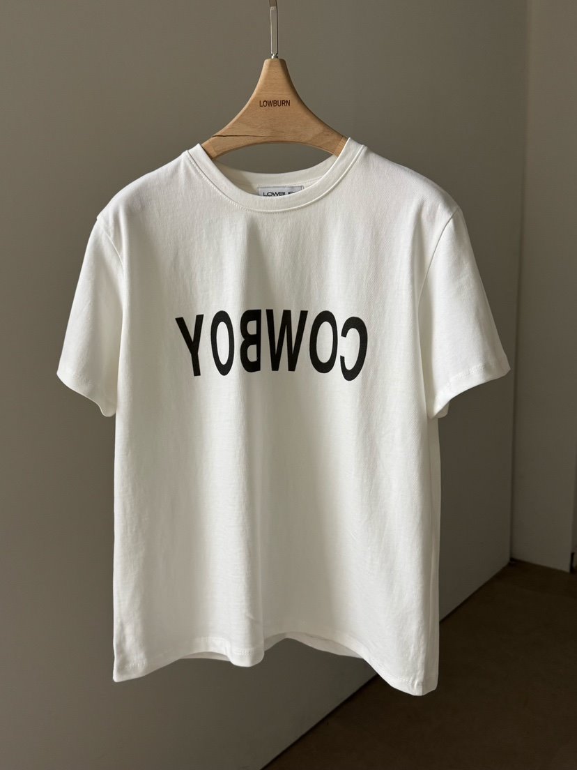 LOWBURN韓國直郵㊣女裝新品職業25秋冬時尚推薦人氣熱賣T恤LOWBURNT恤