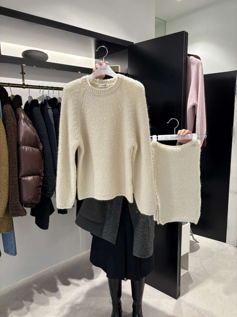 CREAM-P韓國代購㊣女裝新款職業時尚推薦真品休閑套裝兩件套CREAM-P套裝