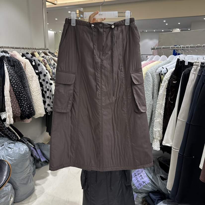 BENE韓國直郵㊣女裝新款熱賣推薦25秋冬真品休閑職業人氣長裙BENE長裙