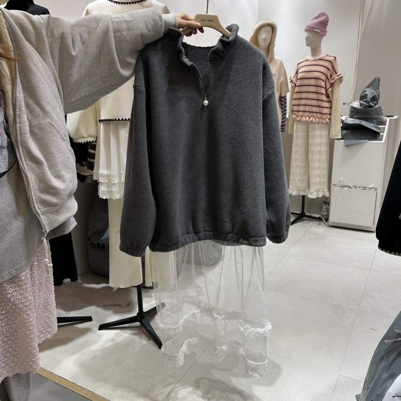 MINI UNNI東大門㊣實拍女裝新款真品連衣裙不含褲子假兩件MINI UNNI連衣裙