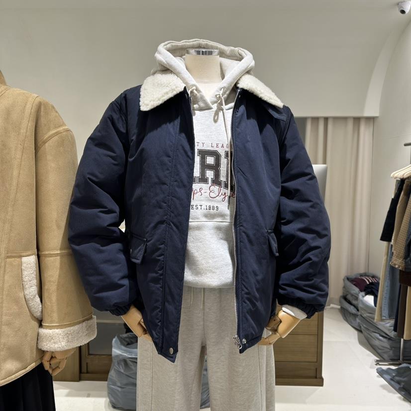 A WANT韓國代購㊣女裝新款25秋冬時尚推薦職業短款棉服填充A WANT短款棉服