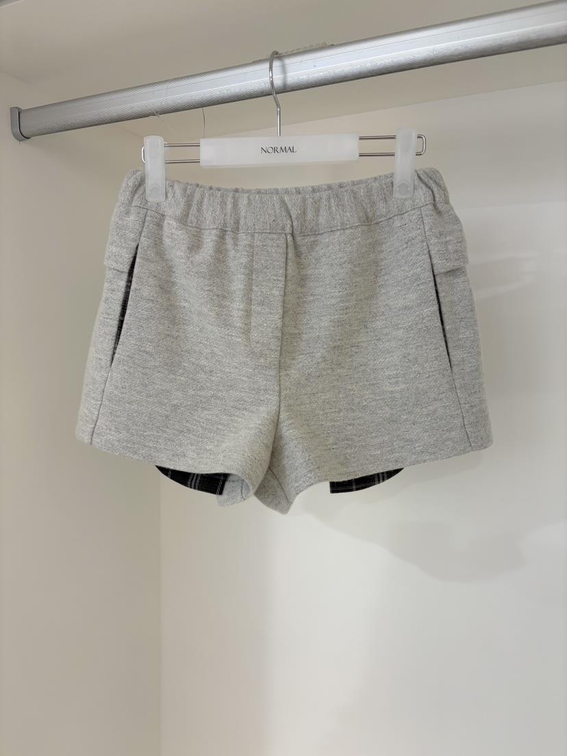 NORMAL東大門㊣代購女裝新款真品休閑25秋冬時尚熱賣短褲羊毛NORMAL短褲