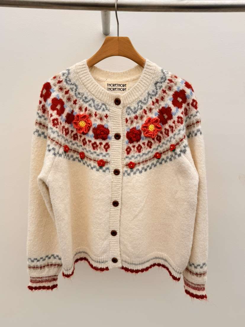 THORE韓國代購㊣女裝新款人氣推薦時尚真品職業25秋冬熱賣毛衣THORE毛衣