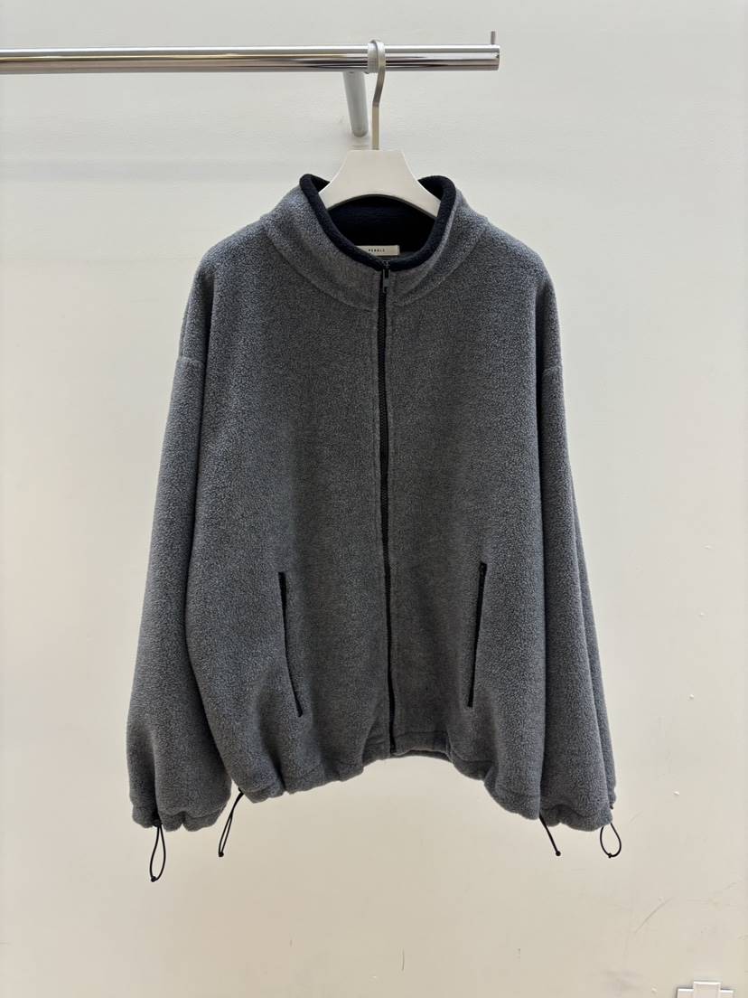 PEBBLE東大門㊣實拍女士新款人氣職業推薦熱賣25秋冬夾克拉鏈PEBBLE/LAYER夾克