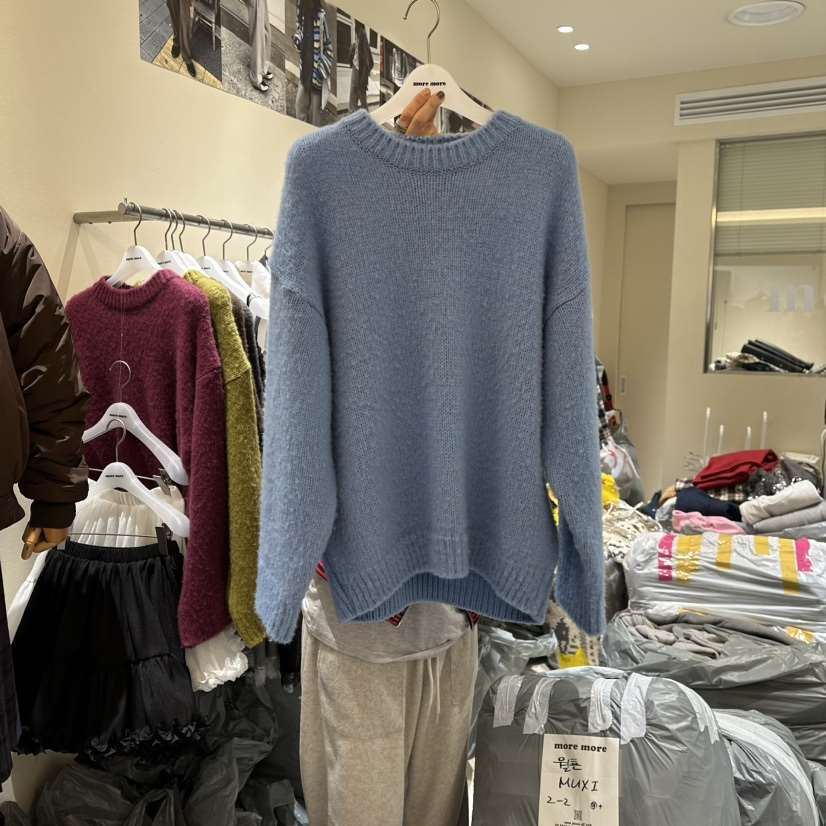MOREMORE韓國直郵㊣女裝新款推薦職業人氣休閑25秋冬毛衣羊毛more more毛衣