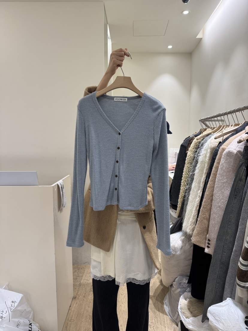 FLOWER-L東大門㊣實拍女裝新品推薦時尚休閑人氣針織衫羊毛衫FLOWER-L針織衫