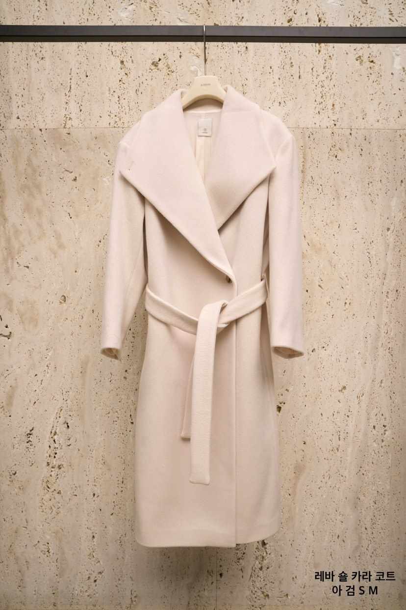 BLOSSOM韓國直郵㊣女裝新款25秋冬時尚中長款大衣含腰帶披肩BLOSSOM中長款大衣