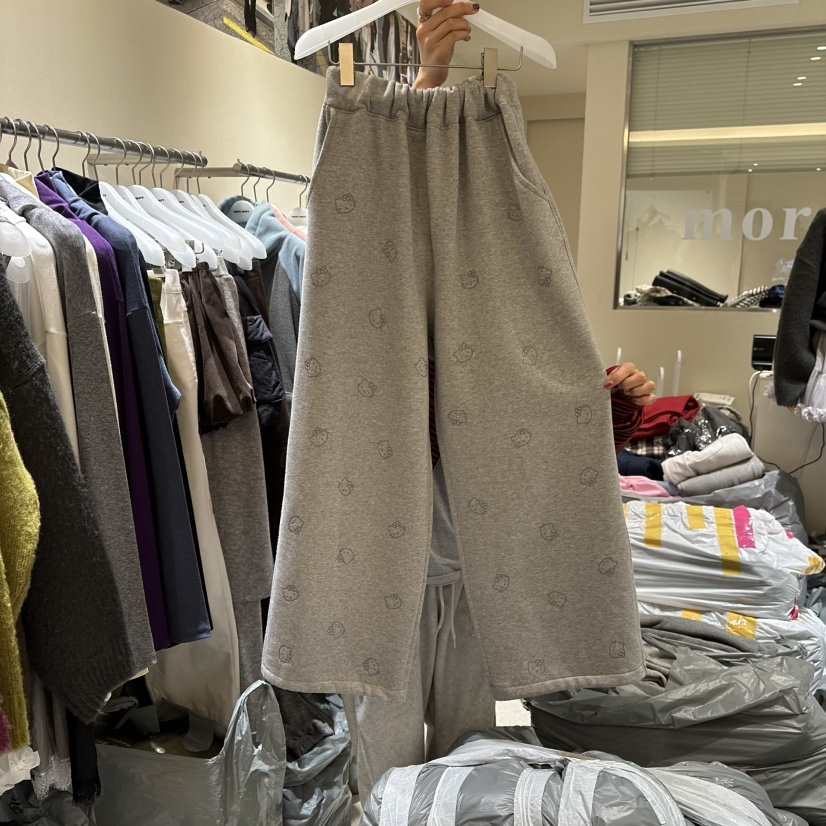 MOREMORE東大門㊣直郵女裝新品真品人氣職業熱賣休閑褲加絨more more休閑褲