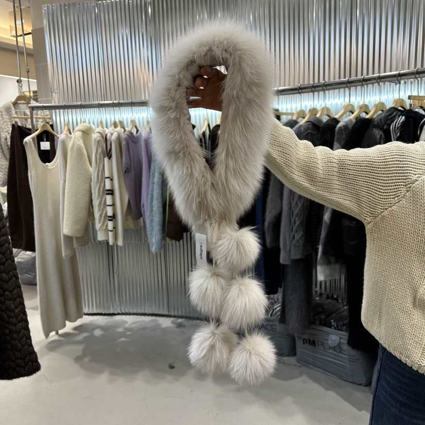 ALEGRE東大門㊣代購女裝新款時尚人氣職業熱賣圍巾披肩狐貍ALEGRE圍巾/披肩