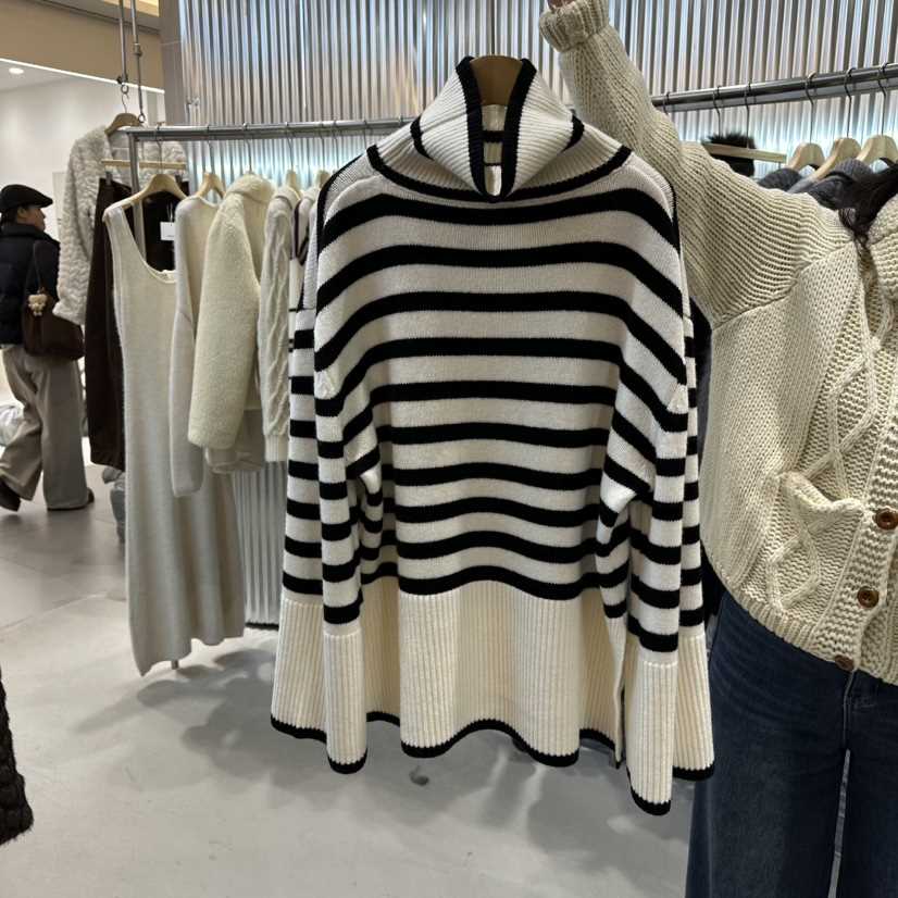 ALEGRE韓國代購㊣女士新款職業推薦真品時尚休閑25秋冬針織衫ALEGRE針織衫