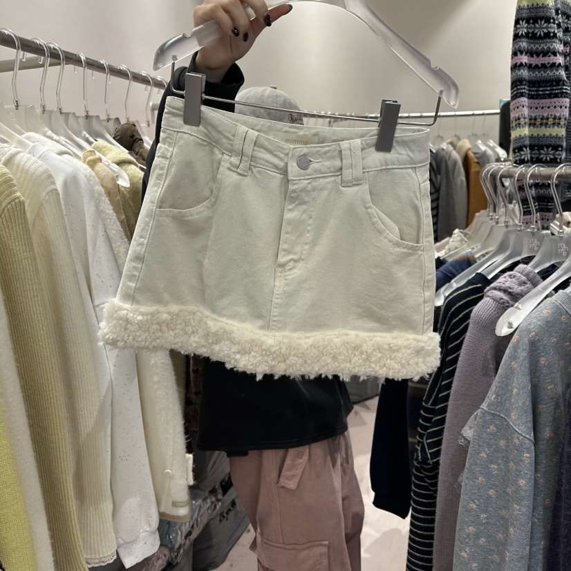 MIMME東大門㊣直郵女裝新款真品休閑職業時尚人氣推薦裙褲毛皮MIMME裙褲