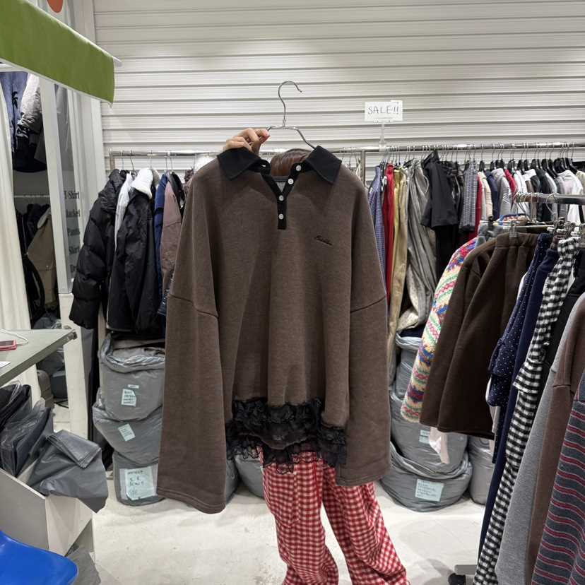 BRICKLANE韓國代購㊣女士新品職業25秋冬時尚休閑人氣衛衣加絨BRICKLANE衛衣