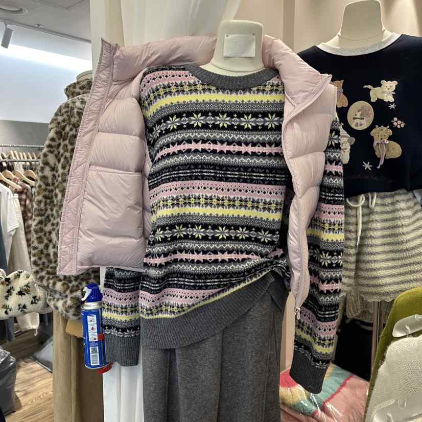 MIMME東大門㊣實拍女士新款休閑推薦人氣時尚職業25秋冬針織衫MIMME針織衫