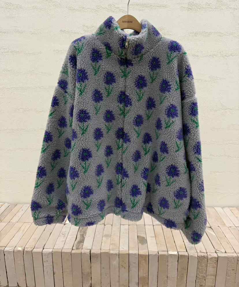 LOVABLE韓國直郵㊣女裝新款真品休閑熱賣推薦人氣25秋冬夾克花朵LOVABLE夾克