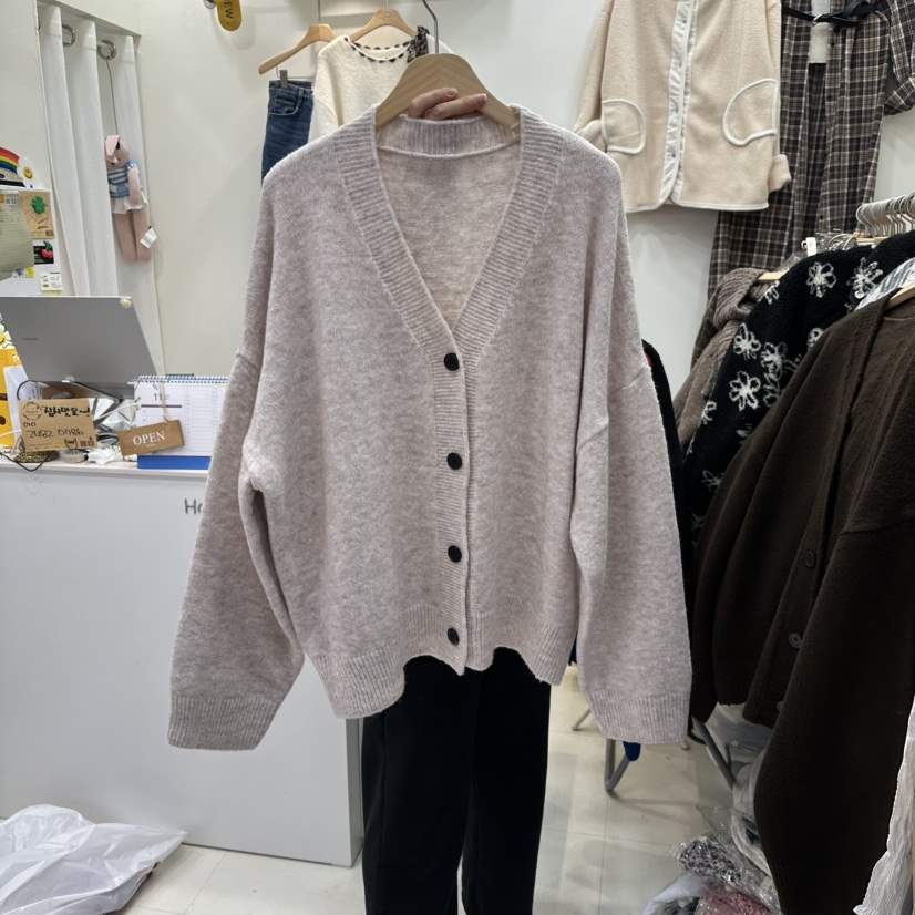 HOJAE東大門㊣直郵女士新款職業真品推薦25秋冬人氣針織衫開衫MID-LEVEL JUMP針織衫