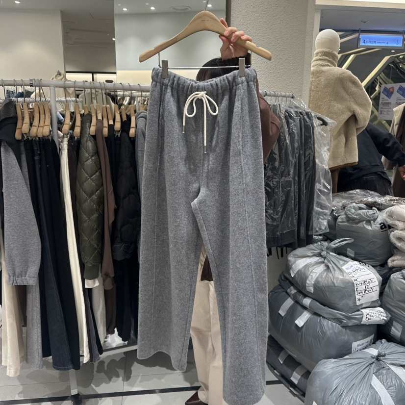 BLUEI-D東大門㊣代購女裝新品25秋冬休閑職業真品熱賣休閑褲Blue i-d休閑褲