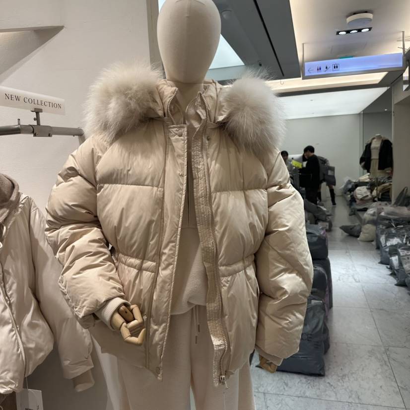 BLUEI-D東大門㊣代購女裝新款真品推薦人氣職業短款羽絨服Blue i-d短款羽絨服