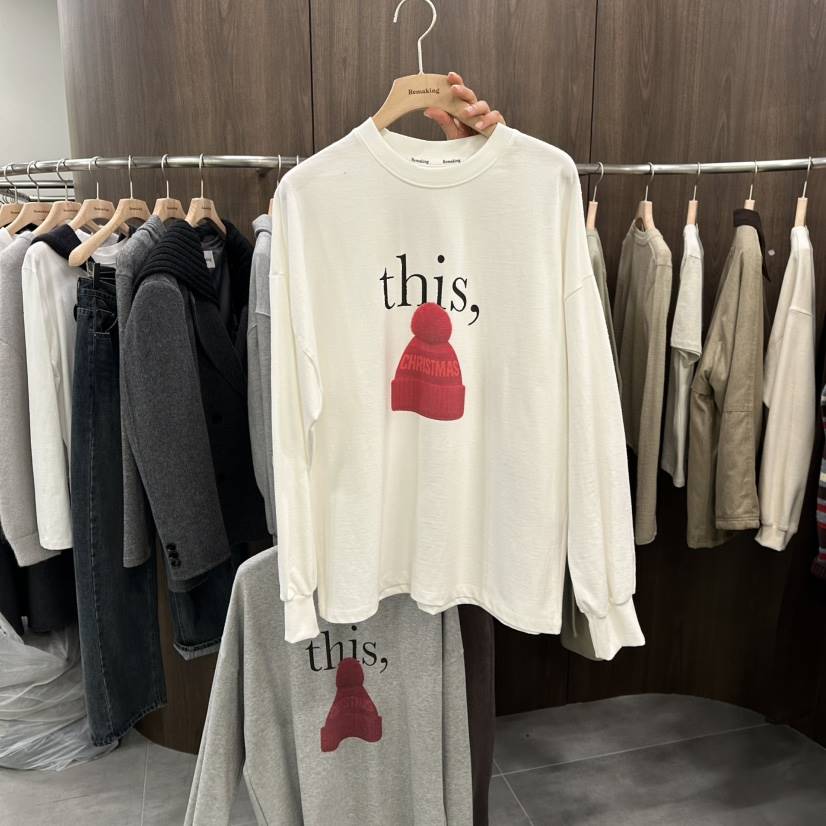 URBANSTORY/REMAKING東大門㊣直郵女士新品職業推薦長袖T恤Remaking/URBANSTORY長袖T恤