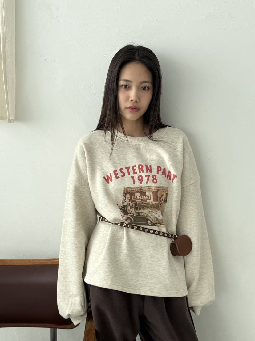 EOMPIT韓國直郵㊣女士新品25秋冬休閑人氣推薦衛衣不含腰包EOMPIT衛衣