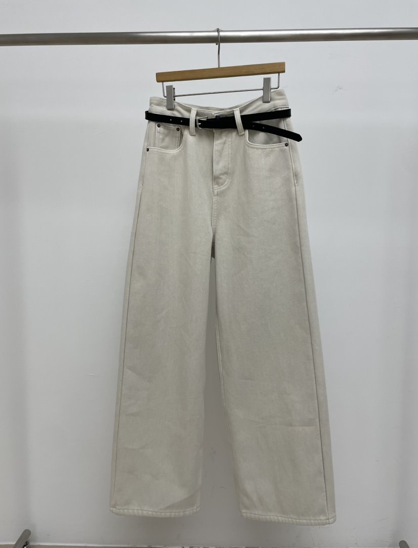 MILLIMETER東大門㊣直郵女裝新品25秋冬推薦休閑褲不含腰帶MILLIMETER/MGML休閑褲