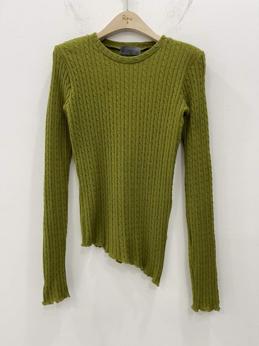 REIZ韓國代購㊣女裝新品時尚推薦熱賣休閑人氣針織衫麻花針織REIZ針織衫