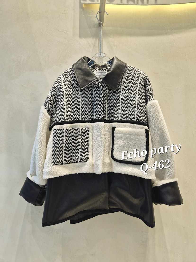 ECHOPARTY韓國直郵㊣女士新品人氣25秋冬推薦時尚職業熱賣夾克ECHOPARTY夾克