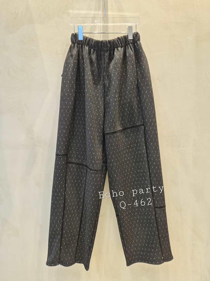 ECHOPARTY韓國代購㊣女士新品25秋冬熱賣真品職業休閑褲貂皮ECHOPARTY休閑褲