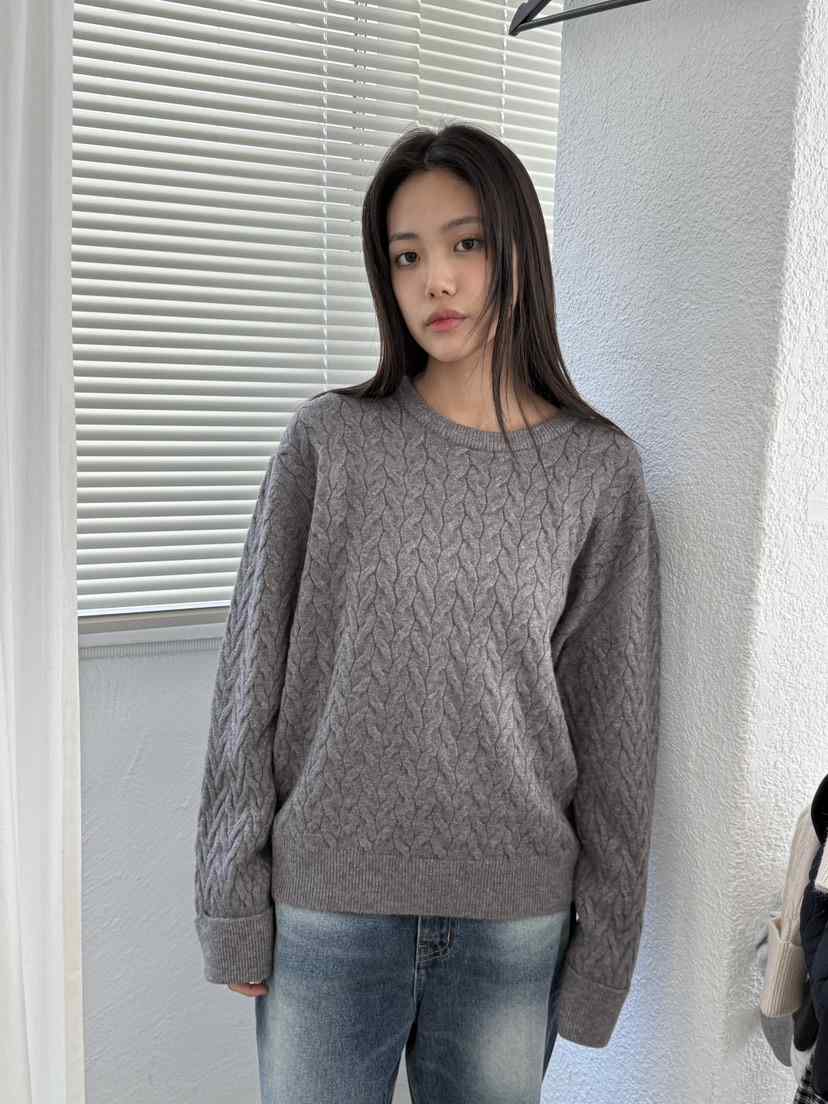 EOMPIT東大門㊣代購女裝新款25秋冬時尚職業真品休閑針織衫EOMPIT針織衫