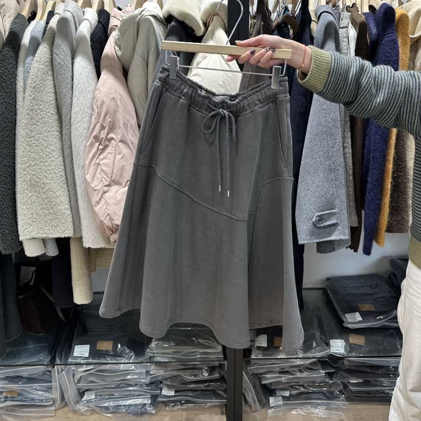 BRUNI/RICOTTA東大門㊣代購女裝新款時尚25秋冬半身裙中短裙BRUNI/RICOTTA半身裙/中短裙