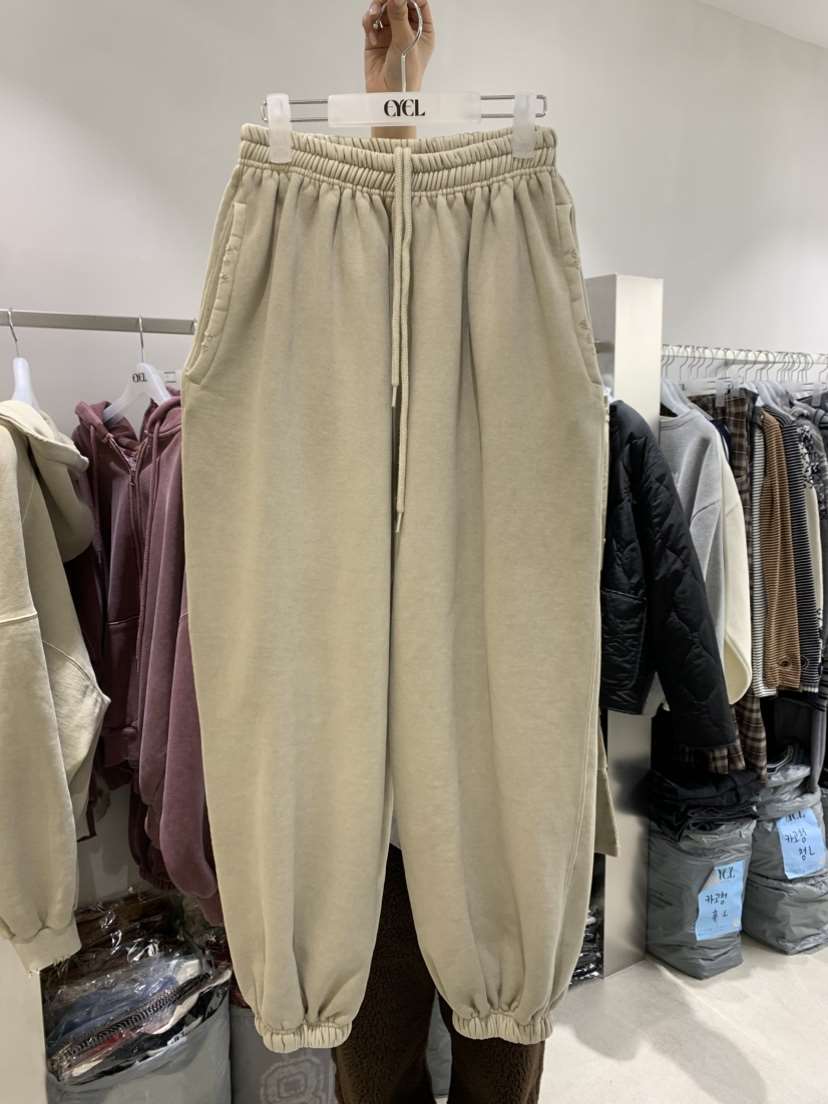 EYEL韓國直郵㊣女裝新品熱賣休閑25秋冬人氣真品休閑褲豬皮EYEL休閑褲