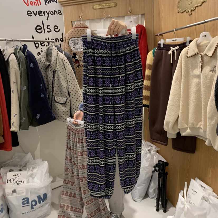 VENTI東大門㊣代購女裝新款人氣時尚推薦熱賣真品25秋冬休閑褲VENTI休閑褲