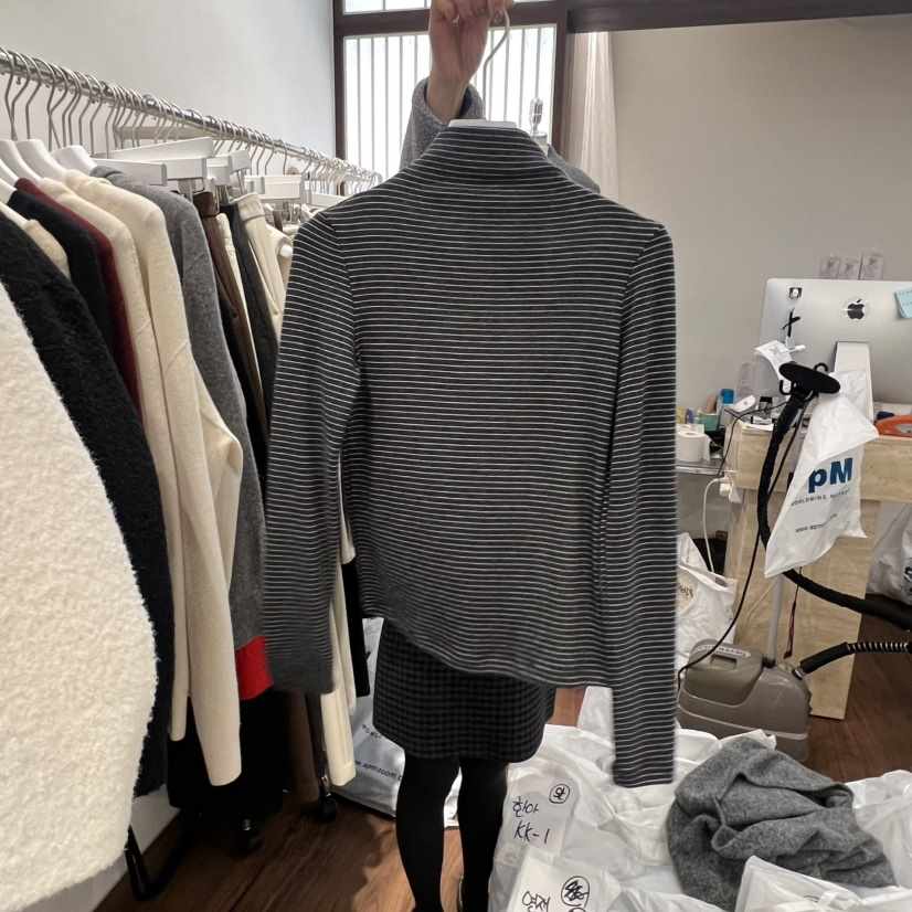 UNDERSTANDING東大門㊣直郵女士新款時尚職業25秋冬長袖T恤UNDERSTANDING長袖T恤