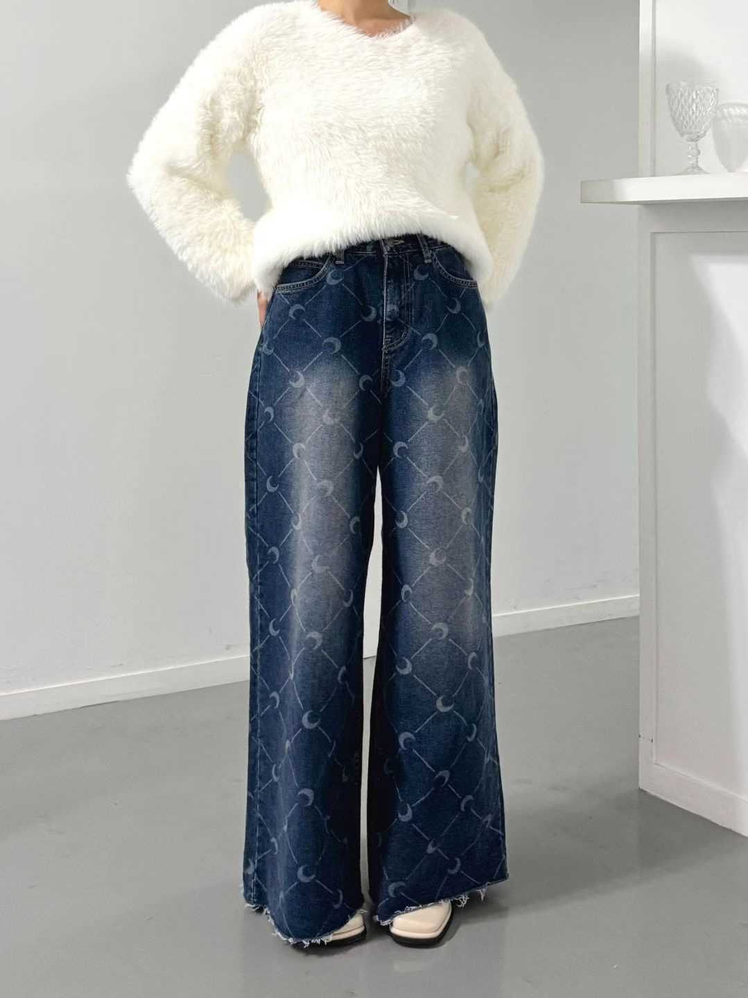 DOUBLEM韓國代購㊣女士新款職業時尚人氣推薦熱賣休閑牛仔褲DOUBLEM牛仔褲