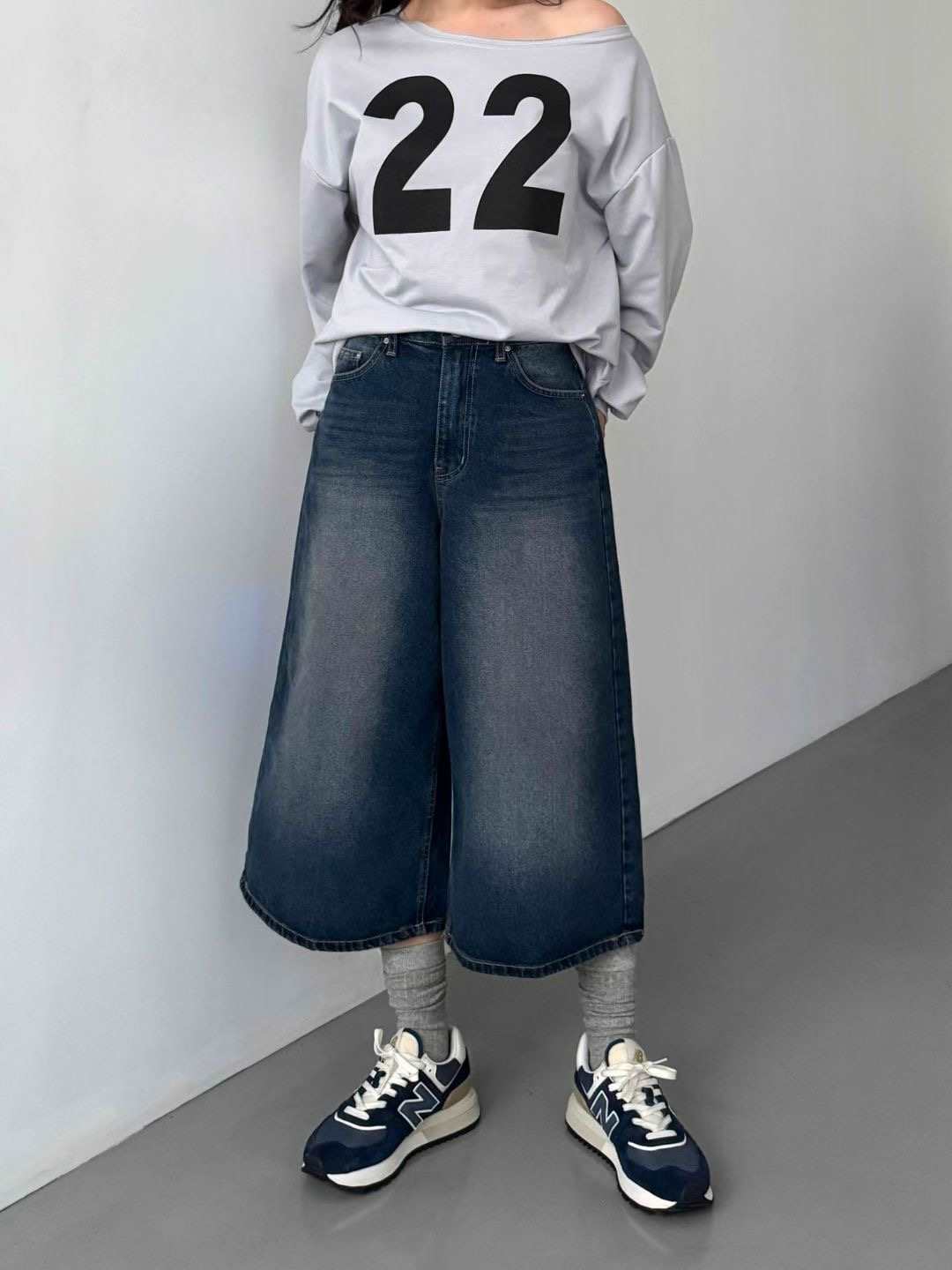 DOUBLEM韓國直郵㊣女士新品真品休閑25秋冬時尚熱賣推薦牛仔褲DOUBLEM牛仔褲