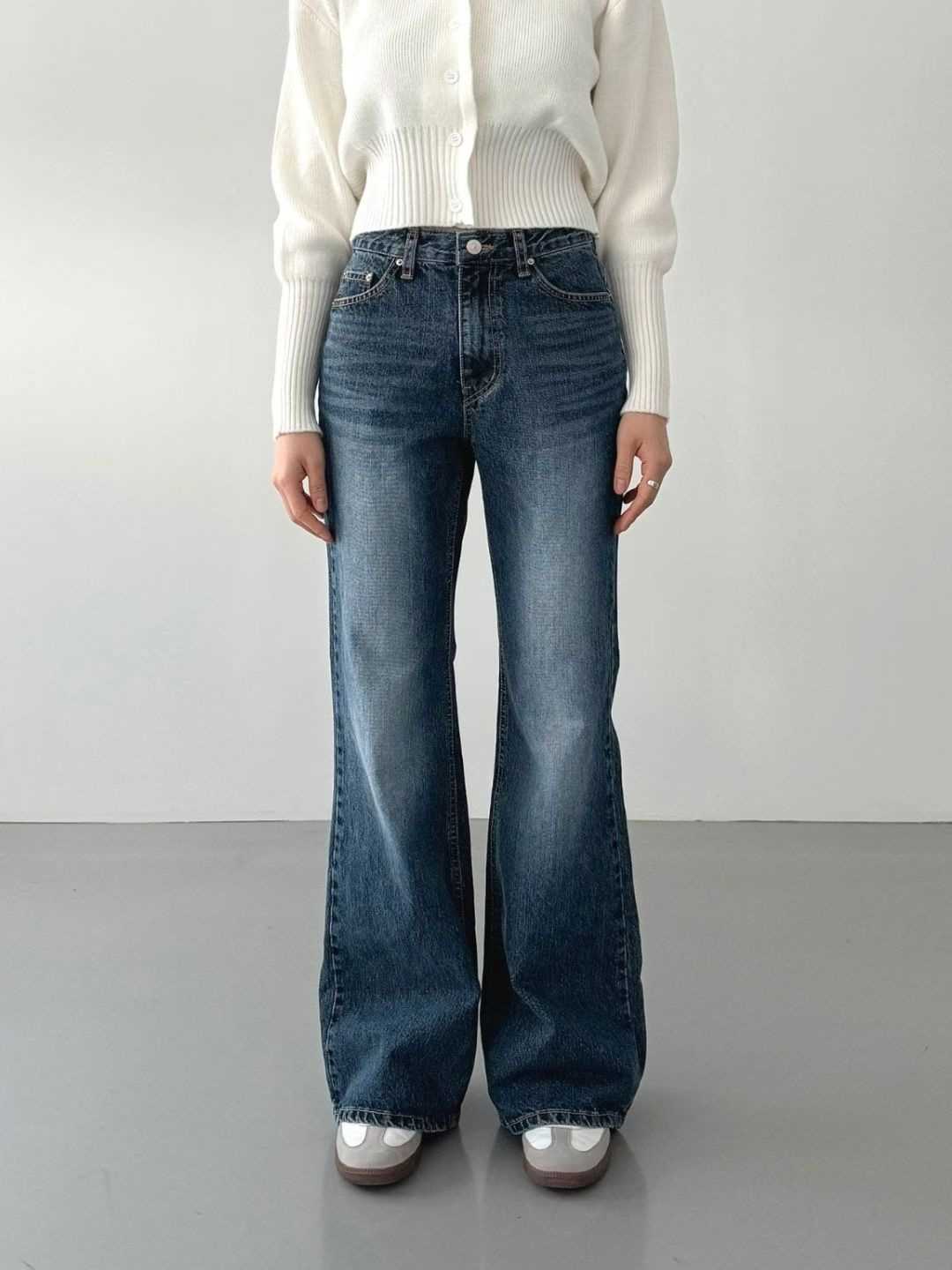 DOUBLEM東大門㊣實拍女裝新款推薦職業真品休閑熱賣人氣牛仔褲DOUBLEM牛仔褲