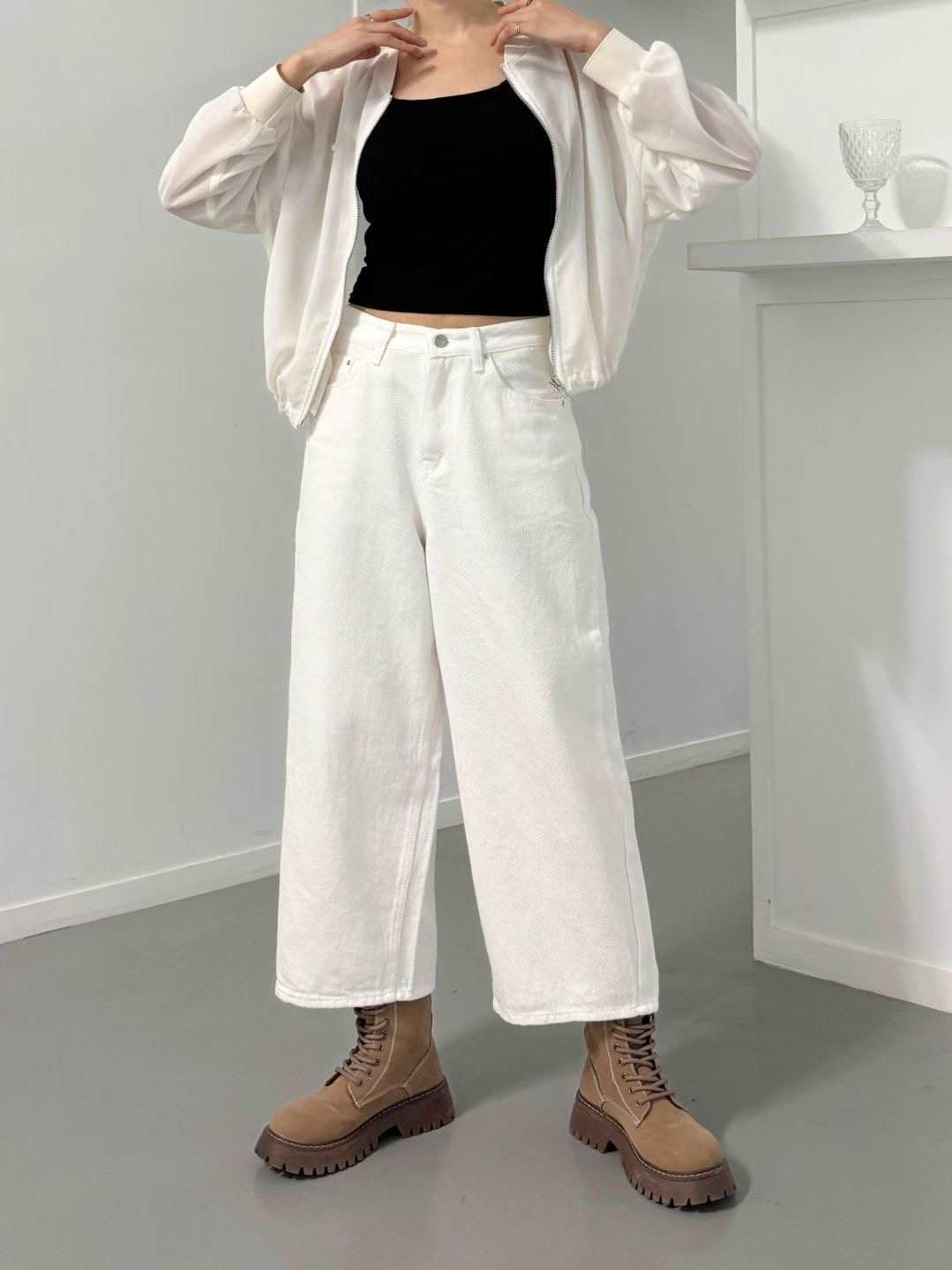 DOUBLEM東大門㊣實拍女士新品職業真品推薦休閑25秋冬牛仔褲DOUBLEM牛仔褲