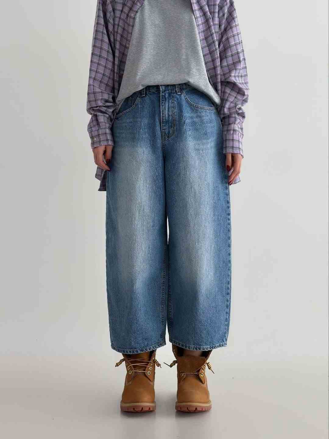 DOUBLEM東大門㊣代購女裝新款時尚職業真品熱賣25秋冬牛仔褲DOUBLEM牛仔褲