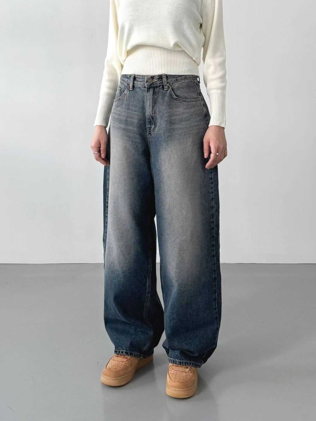 DOUBLEM東大門㊣直郵女士新品熱賣時尚25秋冬人氣推薦牛仔褲DOUBLEM牛仔褲