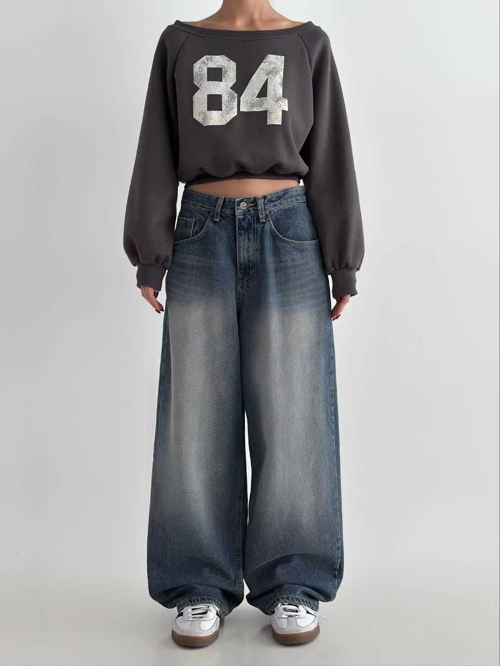 DOUBLEM韓國代購㊣女士新品時尚推薦休閑職業25秋冬人氣牛仔褲DOUBLEM牛仔褲