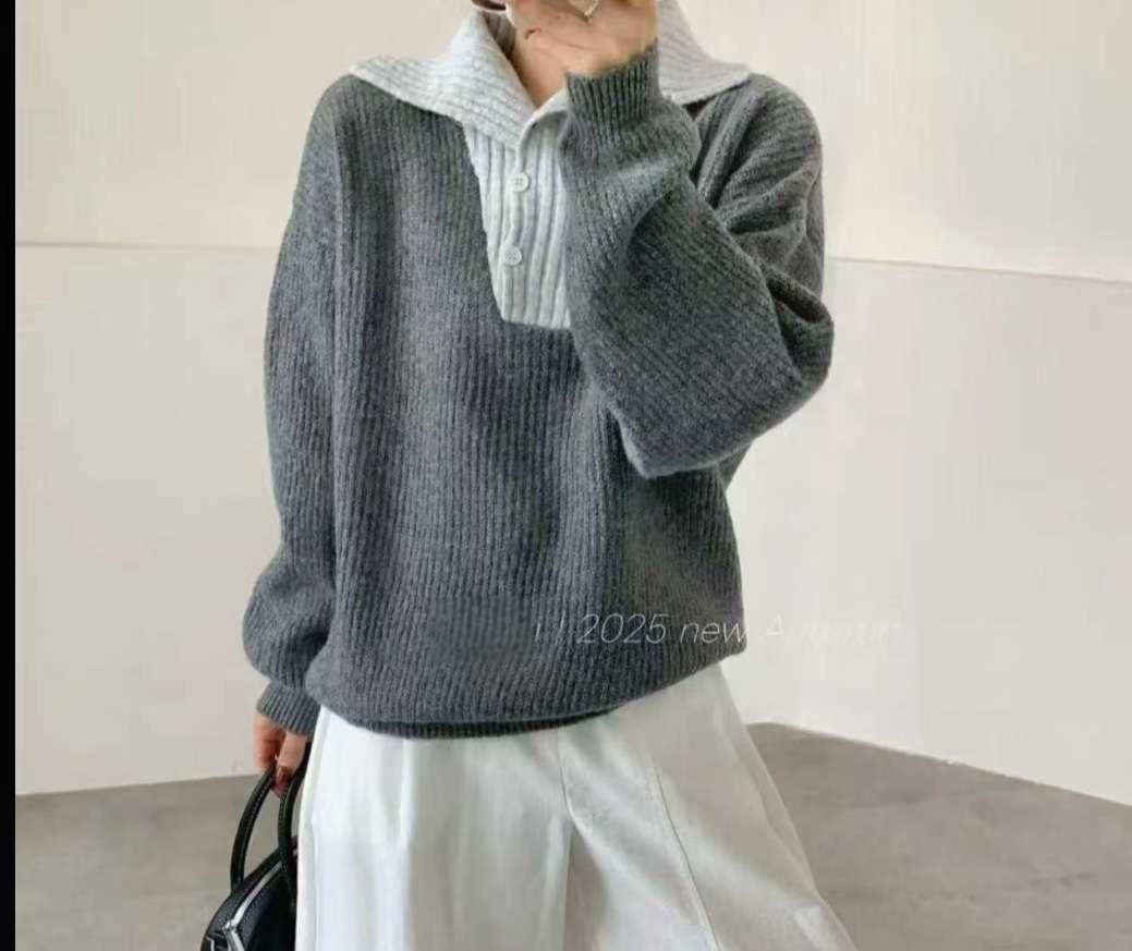 Y.BUTTERFIY韓國直郵㊣女士新品熱賣人氣推薦職業休閑毛衣Y.BUTTERFIY毛衣