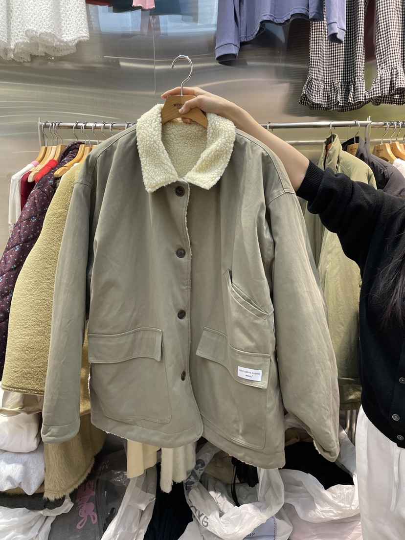 MENDL S東大門㊣代購女士新品休閑推薦熱賣夾克里外穿棉質MENDL S夾克